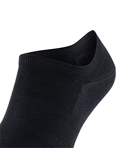 FALKE Mężczyźni Stopki ClimaWool M In Lyocell Wełna niewidoczne jednokolorowe 1 Para, Niebieski Dark Navy 6370, 43-44