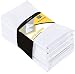 Produktbild Utopia Kitchen Stoffservietten [12er Pack, Weiß] 46x46 cm Baumwollmischung Waschbare und Wiederverwendbare Tischservietten für Hotel, Mittagessen, Restaurant, Hochzeiten, Veranstaltungen und Partys