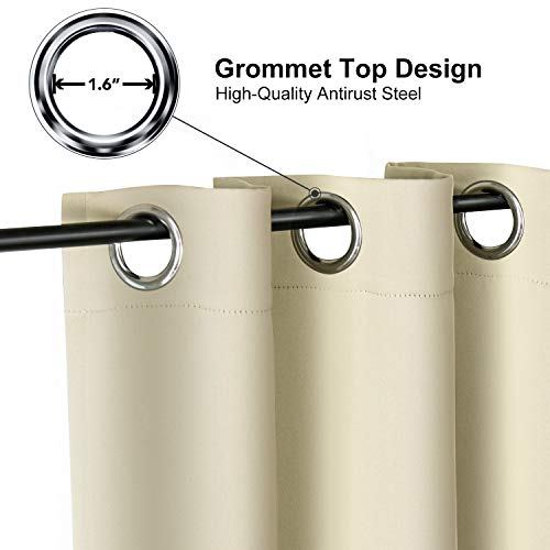 ChrisDowa Blackout Curtain 70 Inch Wide for Bedroom Room Divider Curtains by ChrisDowa - Image 3