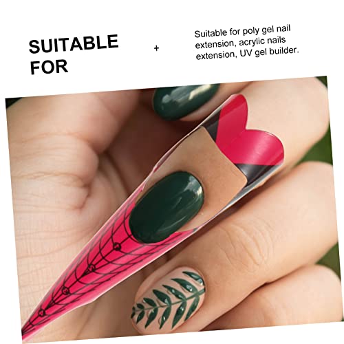 FOMIYES Suporte De Papel De Extensão De Arte De 200 Peças Ferramenta De Francesa Adesivo De Francês