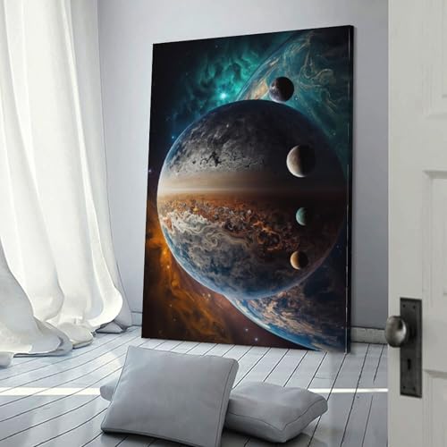 Toile exoplanète Wolf 1061c POLIUAWS design Denoise haute qualité