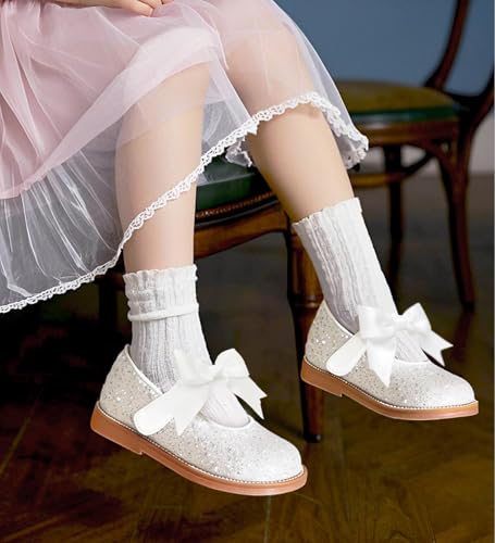 Image of PHIRAMIN Toddler Girl Mary Jane Dress Shoes-Little Girl School Uniform Shoes for Wedding Party