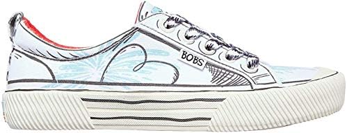 Skechers Women's Dr. BOBS B Wilder - That is That Sneaker, White/Multi, 6.5 | Image 1
