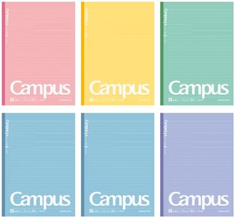 （03:30時点） コクヨ ノート キャンパスノート B5 ドット入り A罫 5色6冊パック AMノ-3CATX6