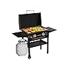 Blackstone 1883 Gas Hood & Side Shelves Heavy Duty Flat Top Griddle Grill Station for Kitchen, Camping, Outdoor, Tailgating, Countertop 28 inch Black Blackstone 1883 Gas Hood & Side Shelves Heavy Duty Flat Top Griddle Grill Station for Kitchen, Camping, Outdoor, Tailgating, Countertop 28 inch Black