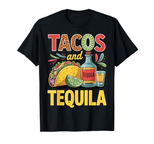 Tacos And Tequila Camiseta