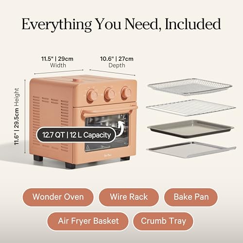 Our Place Wonder Oven | 6-in-1 Air Fryer & Toaster Oven with Steam Infusion | Compact, Countertop Friendly, Fast Preheat, Multifunctional | Air Fry, Toast, Roast, Bake, Reheat & Broil | Spice by Our Place - Image 7