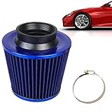 Estructura universal: no se preocupe más por el tamaño inadecuado. Actualice sus motocicletas y varios modelos de vehículos con nuestro conveniente y rápido cono de admisión de aire frío, un reemplazo versátil que se adapta a todos sin problemas. ¡Disfruta de un rendimiento mejorado en poco tiempo!