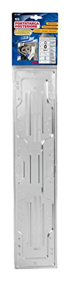 Kit Support Plaque D'immatriculation Avant/arrière En Aluminium - Compatible Véhicules à Partir De 1999 - Made In Italy - 7