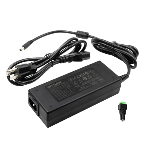 12V 10A Power Supply AC 100V-240V to DC 12 Volt Power Supply Adapter with 5.5mm x 2.1mm Plug
