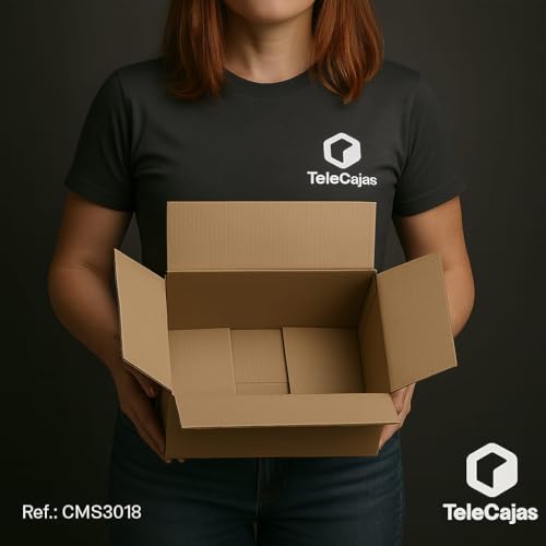 TELECAJAS | 30 Cajas 305x228x183 mm de Cartón Muy Robusto | Kraft Marrón Interior/Exterior – Ideal para Envíos Postales y Pequeños Negocios | Pack de 30 - imagen 4