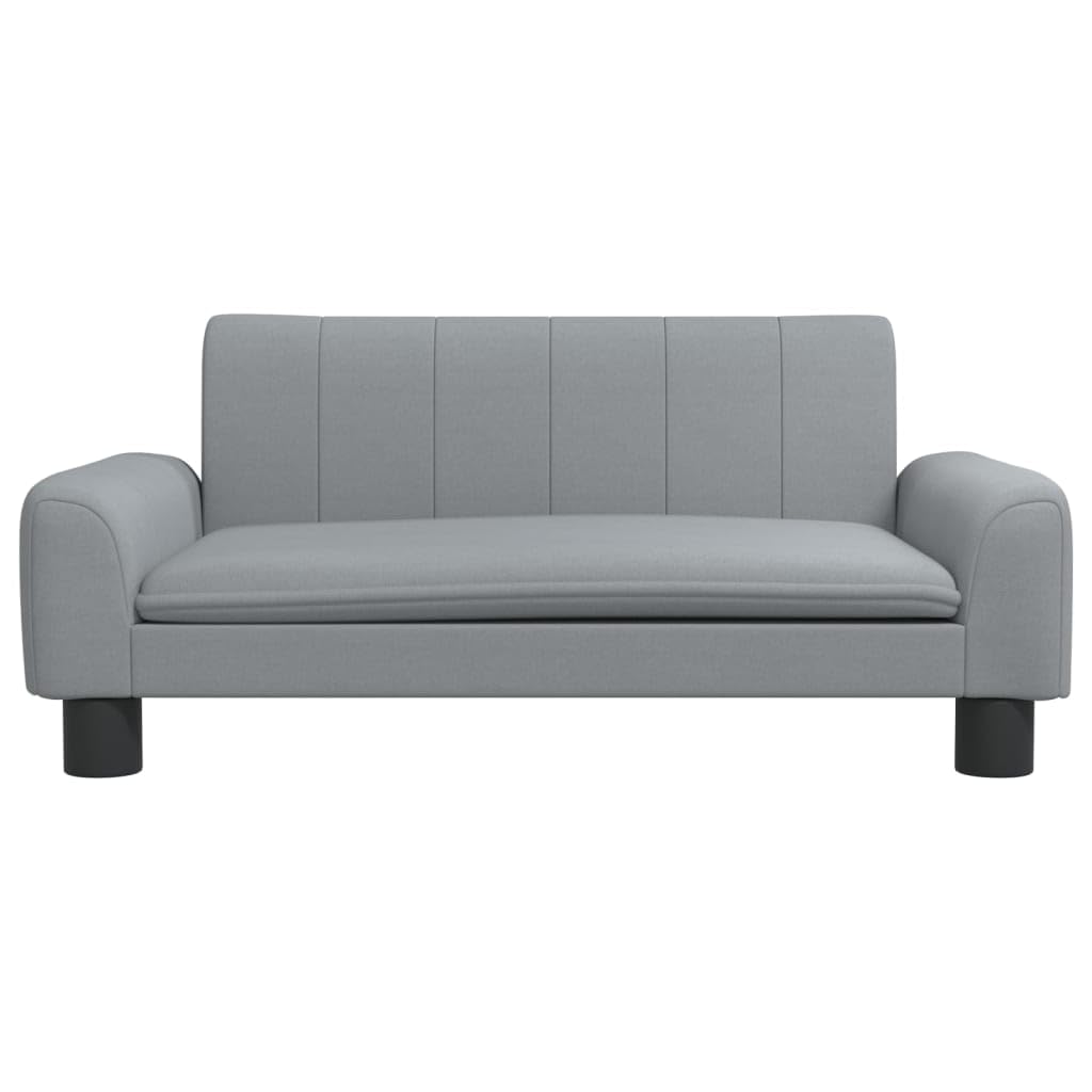 Homgoday Łóżko dla psa z tkaniny jasnoszare 70 x 45 x 30 cm, legowisko dla psa dla zwierząt domowych i kota struktura łóżka typ 2 legowiska dla psów produkt dla zwierząt domowych i zwierząt