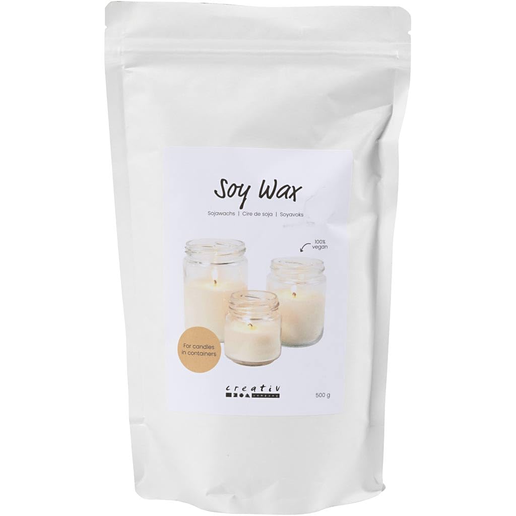 Creativ Company Soy Wax Candles Make Yourself 500 g Cream Vegan