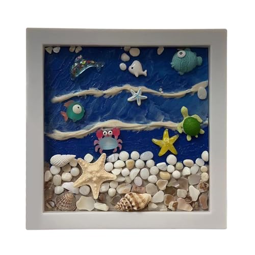 Designed for both adults and kids, this sea frame craft kit promotes creativity and hands- fun; encourages fine motor skills and artisc expression; great for family bonding and educational projects