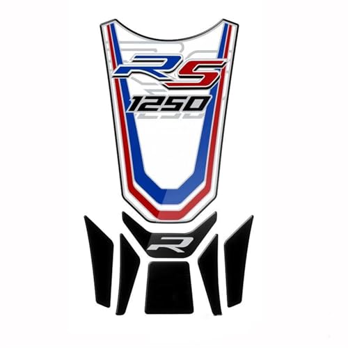 ZWBHNB Tankpads Motorrad Aufkleber Tank Traktion Seite Pad Gas Kraftstoff Knie Grip Aufkleber Anti-Scratch Verschönern Dekorationen Für BMW R1250RS Tankschutz (Größe : 3)