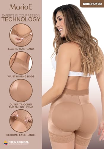 MARIAE FU100 Colombian Faja Short Tummy Control Shapewear Fajas Colombianas Moldeadoras Levanta Cola para Vestidos4