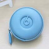 Domire Sky Blue PU Leather Earphone Hard Case/bag