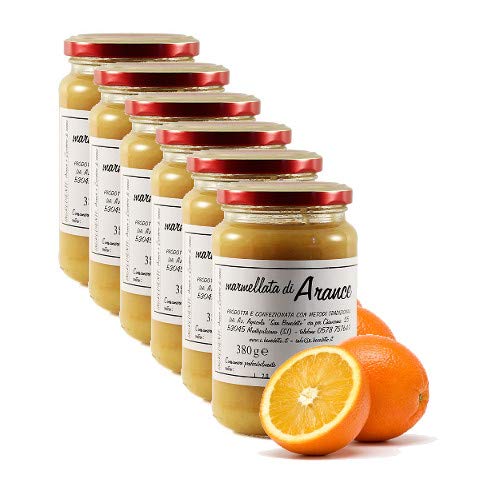Marmellate artigianali di frutta fresca San Benedetto Montepulciano (marmellata di arance bio gr. 380 6 vasetti)