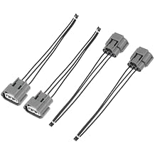 4pcs Ignition Coil Connectors Plug Wiring Harness Pigtail Wiring 3 Wire Female for Nissan Altima Sentra for Suzuki J48817102 Ignition Coil Wiring Harness