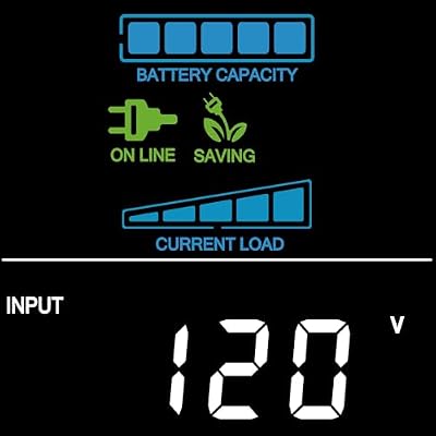CyberPower CP1350PFCLCD PFC Sinewave UPS Battery Backup and Surge Protector, 1350VA/880W, 12 Outlets, AVR, Mini-Tower, UL Certified