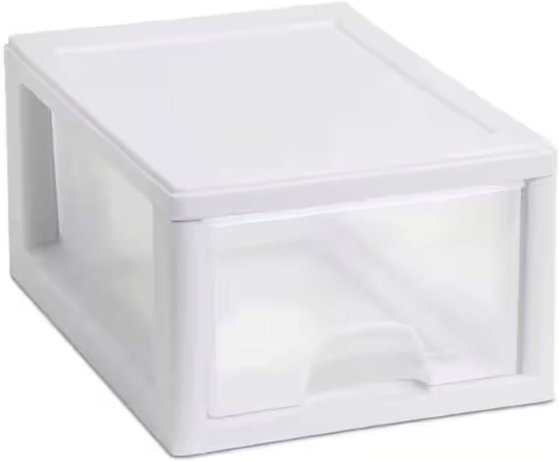 Transparent Stackable Storage Drawers (6-Pack) HH09347
