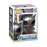 Funko Pop! Games: Sonic The Hedgehog - Mecha Sonic - Figura de Vinilo Coleccionable - Idea de Regalo - Mercancia Oficial - Juguetes para Niños y Adultos - Video Games Fans