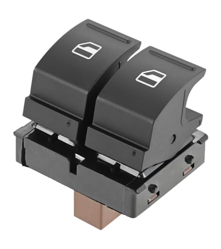 Image of Window Switch for Skoda, 1Z0959858 Electric Power Window Button Switch, Replacement for Octavia 1Z 2004-2010 2012-2015 Skoda Fabia 2 Roomster 2006-2015