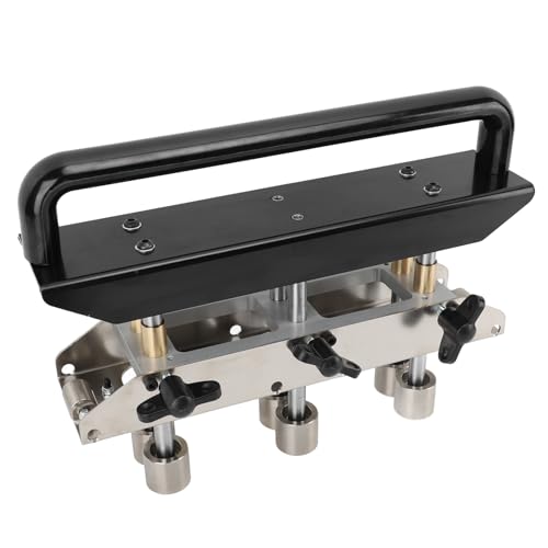 GRCFUMO 3 Station Roller Bender, Adjustable Sheet Metal Rolling Machine, Efficient Hand Tools Standing Seam Roofing Tools for Bending Metal Roofing Materials - Image 8