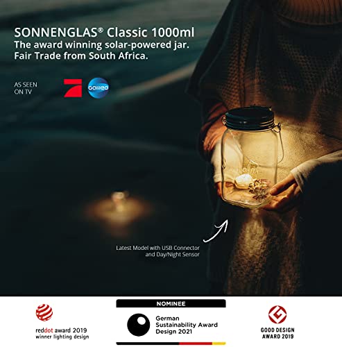 Bocal solaire haut de gamme SONNENGLAS Mini 250ml authentique et éthique - 3