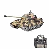 高性能仕様: 高性能仕様の1/16スケール精密戦車モデルとして、細部に至るまで精巧に再現されたボディデザインと高品質素材を採用し、本物の戦車さながらの迫力ある外観を実現。さらに、最新の2.4GHzリモコン制御システムを搭載することで、遠隔操作時の信号干渉を大幅に低減、スムーズで正確な操作性を実現。多様な地形や複雑な環境下でも安定したコントロールが可能で、戦場を駆け巡るような臨場感あふれる遊び体験をお楽しみいただけます。 360度回転機能:車体は全方位にわたり360度無制限に回転することが可能で、...