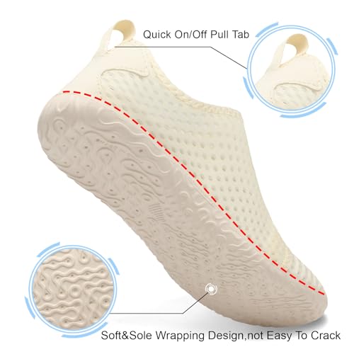 Image of Spesoul Womens and Mens Water Shoes Breathable Quick Dry Soft Barefoot Aqua Socks for Hiking Swim Beach Surf Yoga Sport