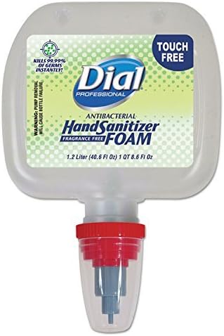 Dial Professional 99153 Sanitizer Refill,f/Dial Duo TF Dispenser,40.6oz,3/CT,CL