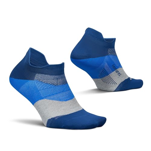 Image of Feetures Elite Light Cushion Mini Crew Sock - Sport Sock with Targeted Compression