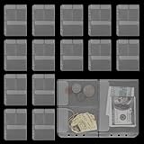 15 Pcs A5 Binder Pockets,6-Hole No Zipper Folders for 6-Ring Binder,Waterproof Planner Inserts Document Sleeves,PVC Page Protectors for A5 Notebook Inserts,Planners,Loose Leaf Storage(Triple Pocket)