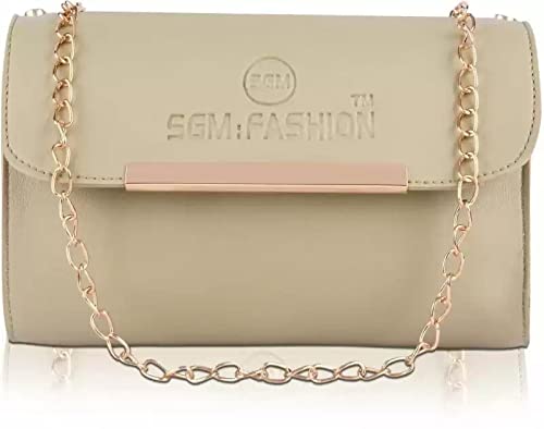 SGM FASHION PU Leather Stylish Sling Bag for Women and Girls (Black) (B09JCHKYWF) Amazon Price History, Amazon Price Tracker