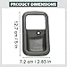 Riloer Inner Door Handle Bezel, Replaces 69277-60010-03, 69278-60010-03, Compatible with Toyota Land Cruiser 80 Series 1993-1997, Compatible with Lexus LX450 1996-1997, 4 pcs