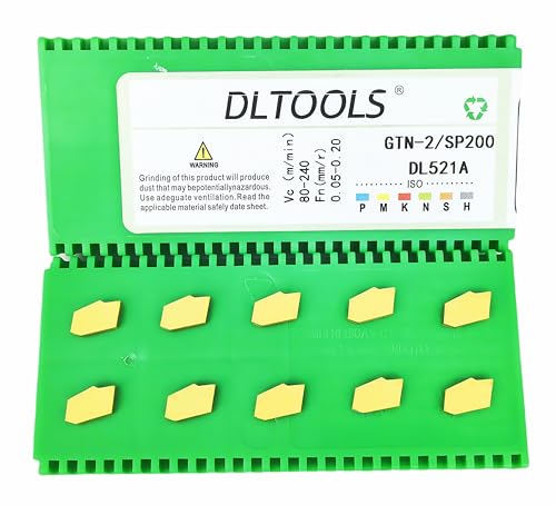 Outils de coupe GTN-2 SP200 DLTOOLS avec revêtement CVD jaune haute résistance
