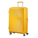 American Tourister Soundbox - Trolley L Espandibile Valigia, 77 cm, 97/110 L, Giallo (Golden Yellow)