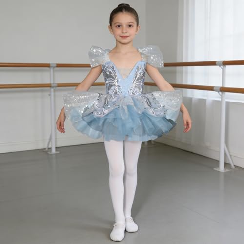 Robe de ballet danse fille avec finitions soignées pour spectacle - 7