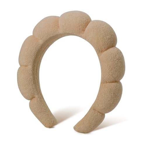 DRESHOW Spa Headband for Women Sponge Headband for Washing Face Clouds Soft Terry Cloth Makeup Skincare Headbands - Image 2