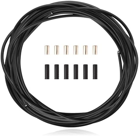 Shift Cable Housing,Lined Bicycle Bike Derailleur/Shift Cable Housing Cycling Shifter Hose Wires Hydraulic Disc Lined Tube Repairing Accessory Kit for Mountain Road Bike DIY Replacement,4mm 3 Meters
