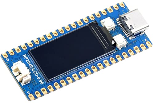 WaveShare RP2040 MCU {[h 0.95C` IPS LCDt sRCN MCU {[h Raspberry Pi RP2040 fARA A[ RebNX M0+ vZbT C/C++ MicroPython I{[h