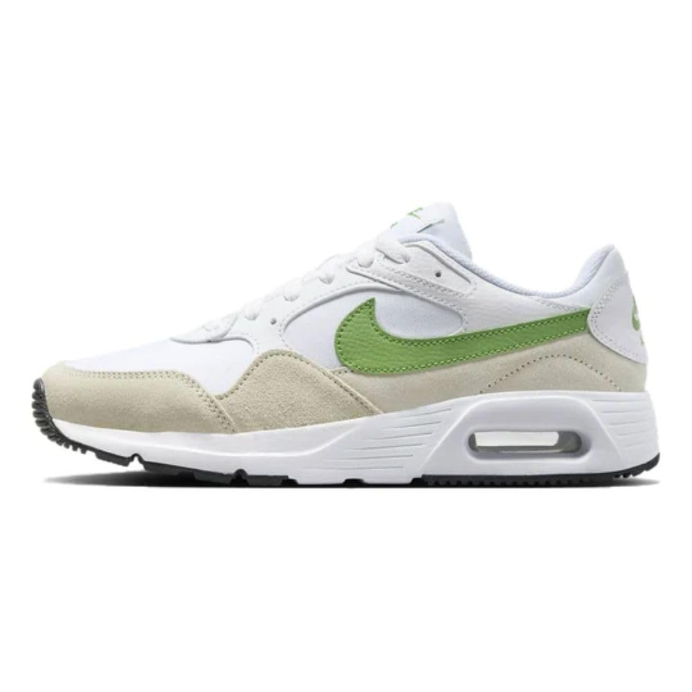 Nike Low Top Schuhe WMNS Air Max Sc, White/Chlorophyll-Sea Glass-Black, CW4554-117, 37.5 EU (6.5 US)