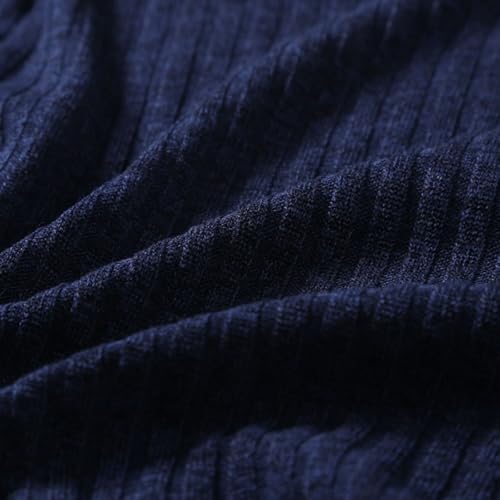 Men's Turtleneck Sweater Crewneck Long Sleeves Lightweight Sweater Comfy Stretch Knitwear Pullover Blouse Tops3