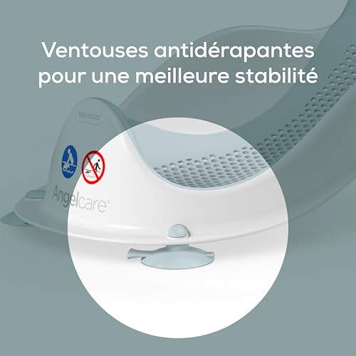 Angelcare - Transat de Bain Fit - Maintien Lombaire 0 à 6 mois - Bleu – vue 9