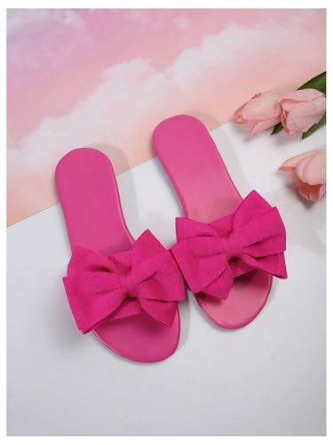 Image of GORGLITTER Women's Gold Sandals Dressy Cute Summer 2026 Bow Square Toe Trendy Beach Boho Wedding Vacation Slides Shoes