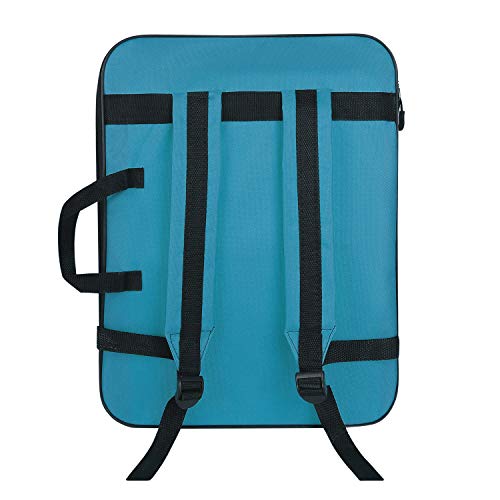 Image of ITODA A3 Art Portfolio Carry Case Bag Drawboard Tote Handheld Storage Portable Shoulder Lightweight Box for 8k Sketch Pad Artist Drawing Painting Supplies