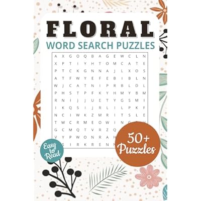 Floral Word Search Puzzle Book