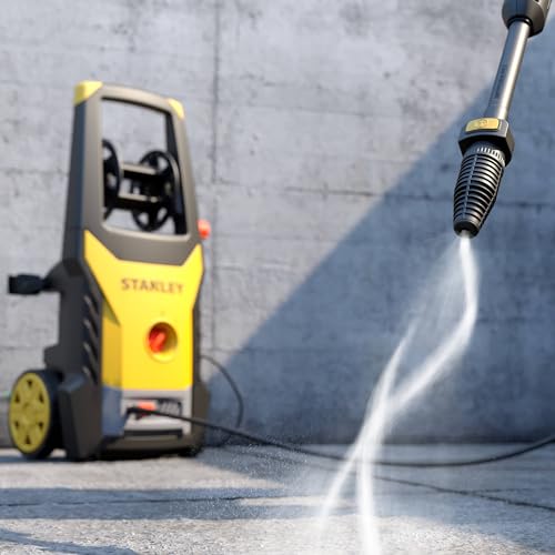 Miniatura 4 de Stanley Hidrolimpiadora SXPW19B | de Alta Presión | de Agua Fría | para Automóviles Y Superficies Domésticas Externas | Presión máx. 150 Bar | Caudal máx. 440 l/h | Consumo de energía 1900 W