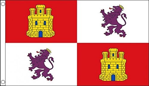Spain Castile and Leon 5'x3' (150cm x 90cm) Flag